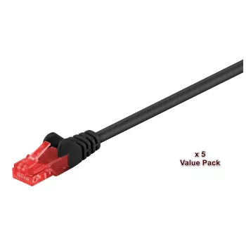Microconnect V-UTP615SVP tinklo kabelis 15 m Cat6 U/UTP (UTP) juodas