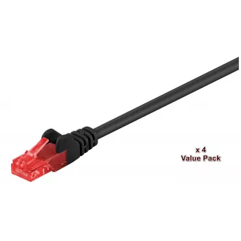 Microconnect V-UTP620SVP tinklo kabelis 20 m Cat6 U/UTP juodas
