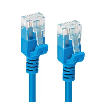 Microconnect V-UTP6A005B-SLIM tinklo kabelis mėlynas 0,5 m Cat6a U/UTP (UTP)