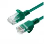 Microconnect V-UTP6A01G-SLIM tinklo kabelis, žalias, 1 m, Cat6a, U/UTP (UTP)