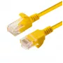 Microconnect V-UTP6A01Y-SLIM tinklo kabelis, geltonas, 1 m, Cat6a, U/UTP