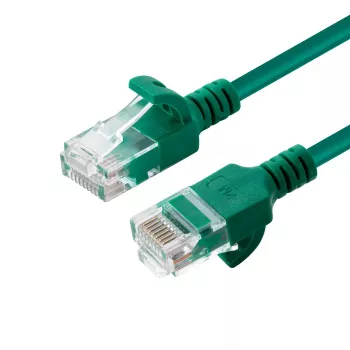 Microconnect V-UTP6A05G-SLIM tinklo kabelis, Cat6a, U/UTP, 5 m, žalias