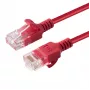 Microconnect V-UTP6A075R-SLIM tinklo kabelis raudonas 7,5 m Cat6a U/UTP (UTP)