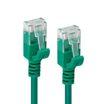 Microconnect V-UTP6A10G-SLIM tinklo kabelis, 10 m, Cat6a, U/UTP (UTP), žalias