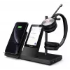 „Yealink WH66“ DECT belaidė ausinė DUAL TEAMS, belaidė, biurui / skambučių centrui, 20–20000 Hz, 127 g, asmeninė garso konferencijų sistema, juoda