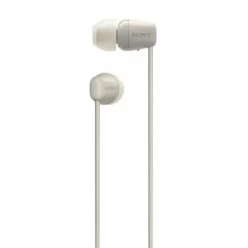 Sony WI-C100 belaidžiai ausinės į ausį, skambučiai/muzika, Bluetooth, smėlio spalvos