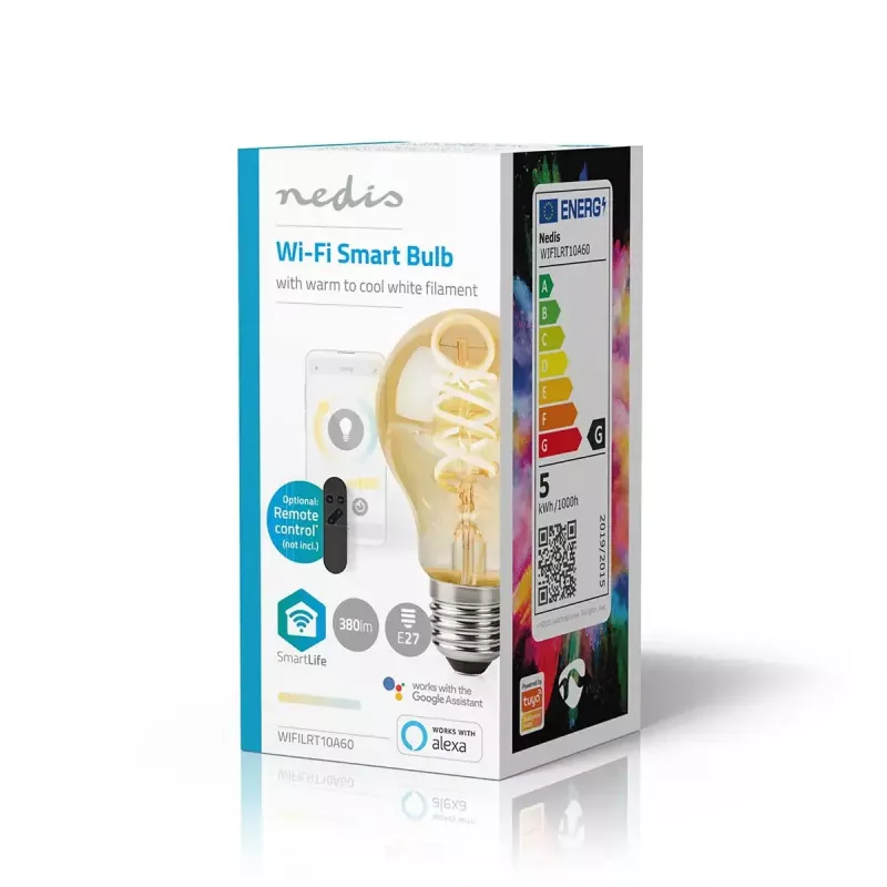 LED lemputė Nedis SmartLife 4,9 W (E27) 360 lm, šalta balta / šilta balta, 10 000 h tarnavimo laikas