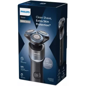 Philips Shaver 5000X serijos X5006/00 elektrinis skustuvas su 3 besisukančiomis galvutėmis, šlapiam ir sausam skutimuisi, 50 min baterija, USB-C greitas įkrovimas