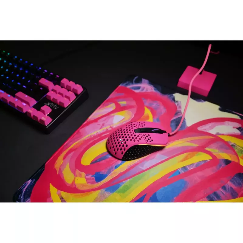 Pelės kilimėlis CHERRY XTRFY GP4 Street Pink 460×400 mm