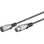 Microconnect XLRMF10 garso kabelis 10 m XLR (3 kontaktų) Juoda