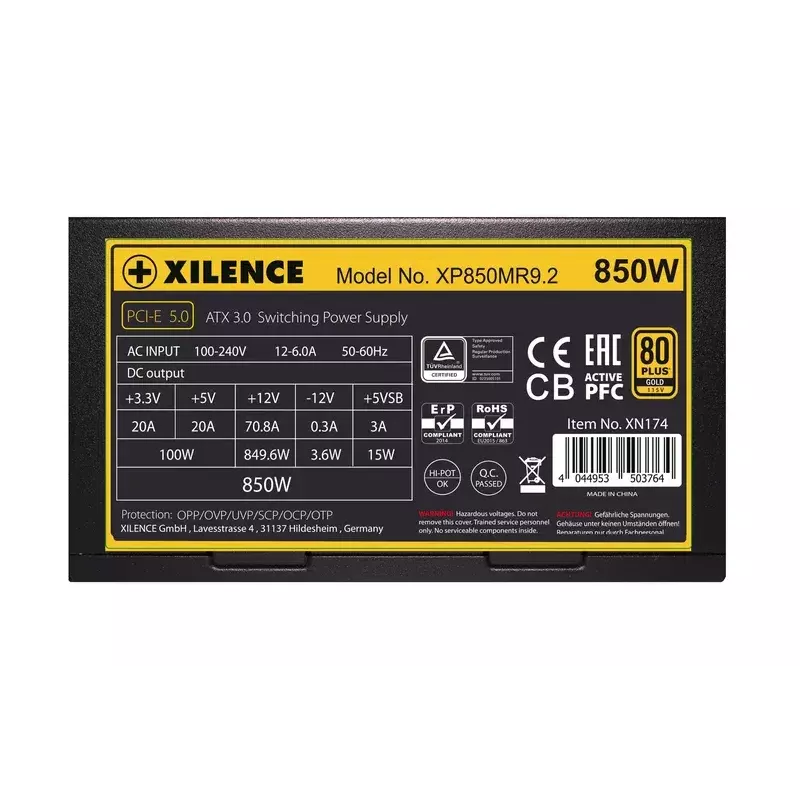 Maitinimo blokas Xilence Performance X Series XP850MR9.2 850 W