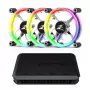 Zalman ZM-LF120A3 kompiuterio aušinimo sistemos ventiliatorius 12 cm, juodas/baltas