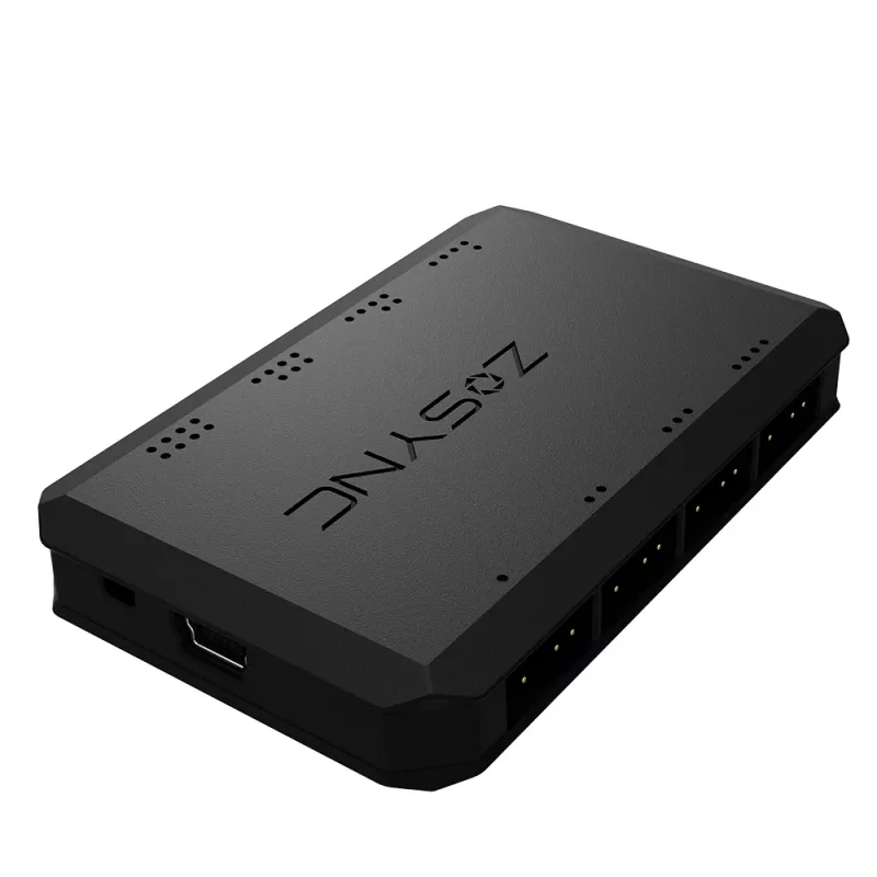Zalman ZM-LF120A3 kompiuterio aušinimo sistemos ventiliatorius 12 cm, juodas/baltas