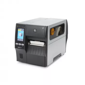 POS/etikečių spausdintuvas Zebra ZT411 – tiesioginis terminis ir terminis perkėlimas, 203×203 DPI, 104 mm spausdinimo plotis, laidinis ir belaidis