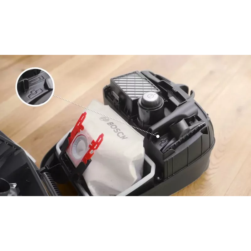 Bosch BGB 41BA1 rankinis dulkių siurblys su maišeliu, tinklinis, 5,3 kg, 265×410×295 mm
