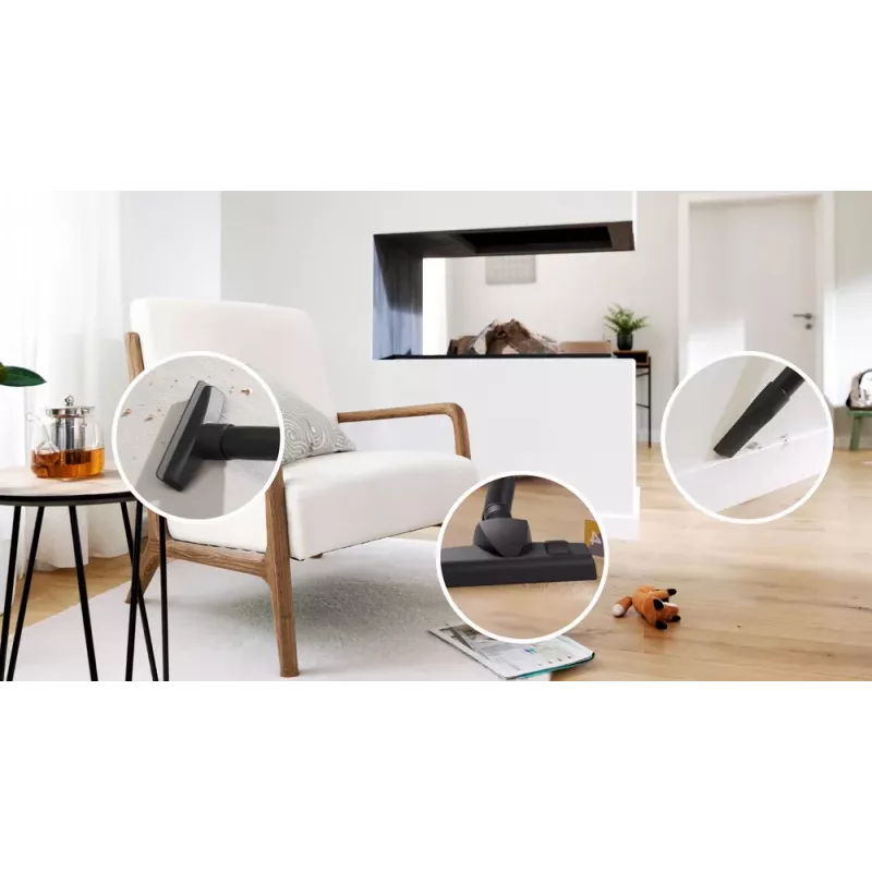 Bosch BGB 41BA1 rankinis dulkių siurblys su maišeliu, tinklinis, 5,3 kg, 265×410×295 mm