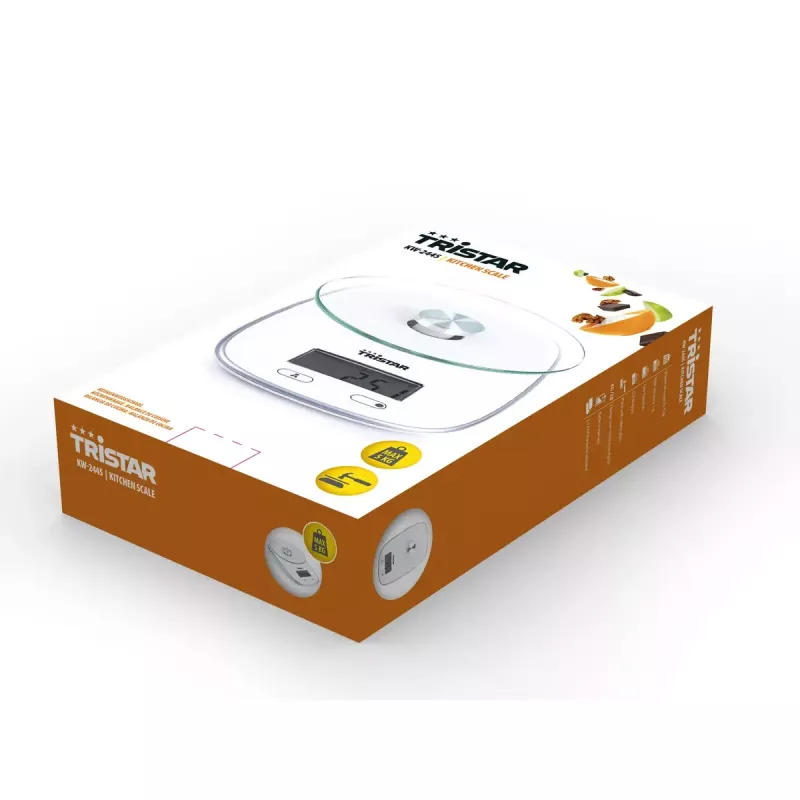 Virtuvinės elektroninės svarstyklės Tristar KW-2445