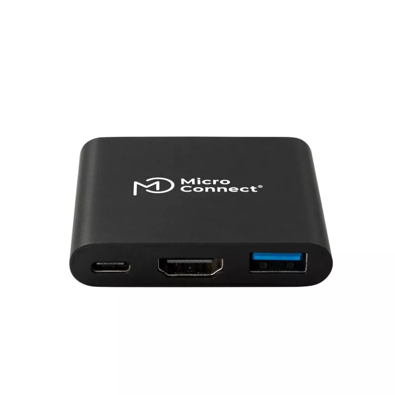 MicroConnect MC-HUBAV1 USB-C daugiafunkcis adapteris / dokas Baltas