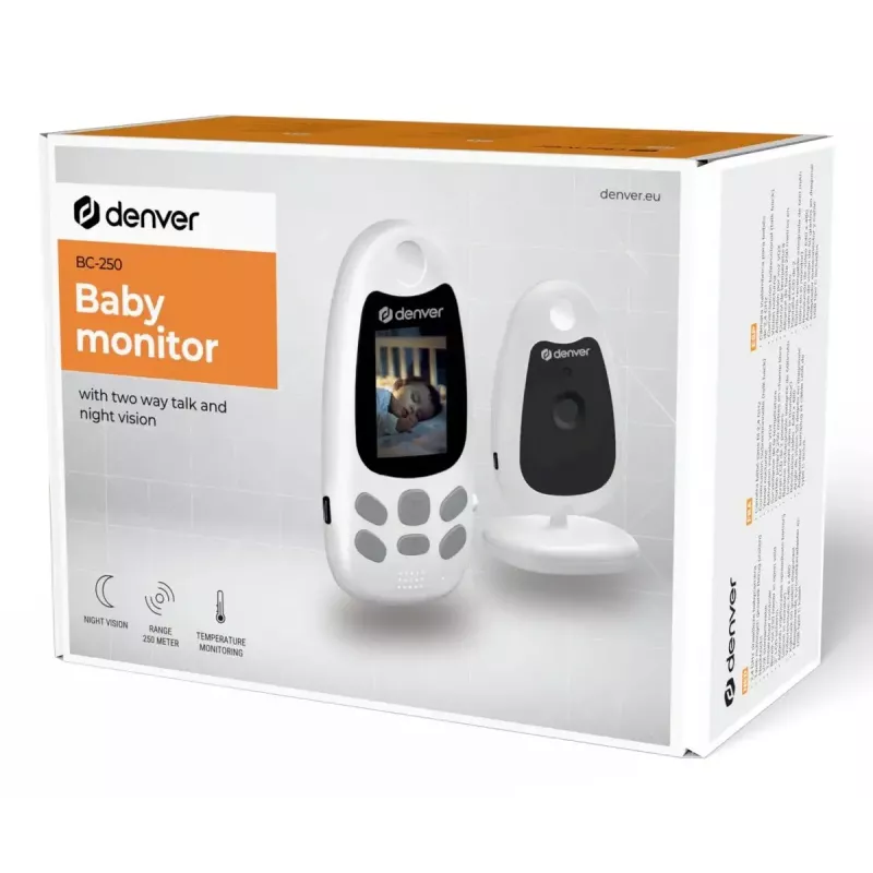 Vaizdo stebėjimo kamera DENVER Baby Monitoring System BC-250 HD