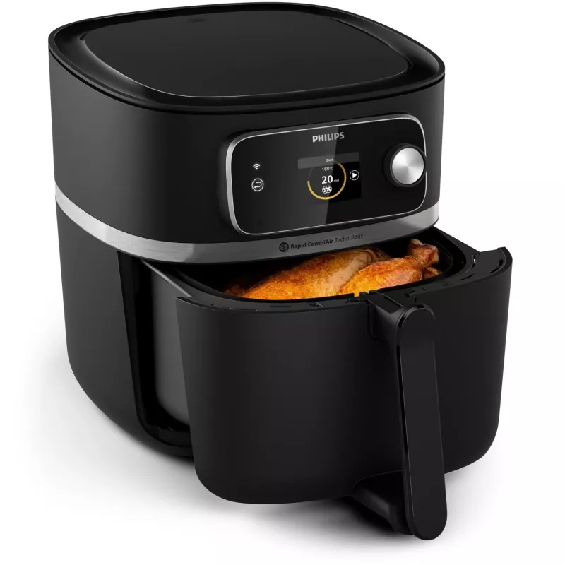 Karšto oro gruzdintuvė Philips 7000 serija HD9880/90 8,3L 2200W Juodas nerūdijantis plienas