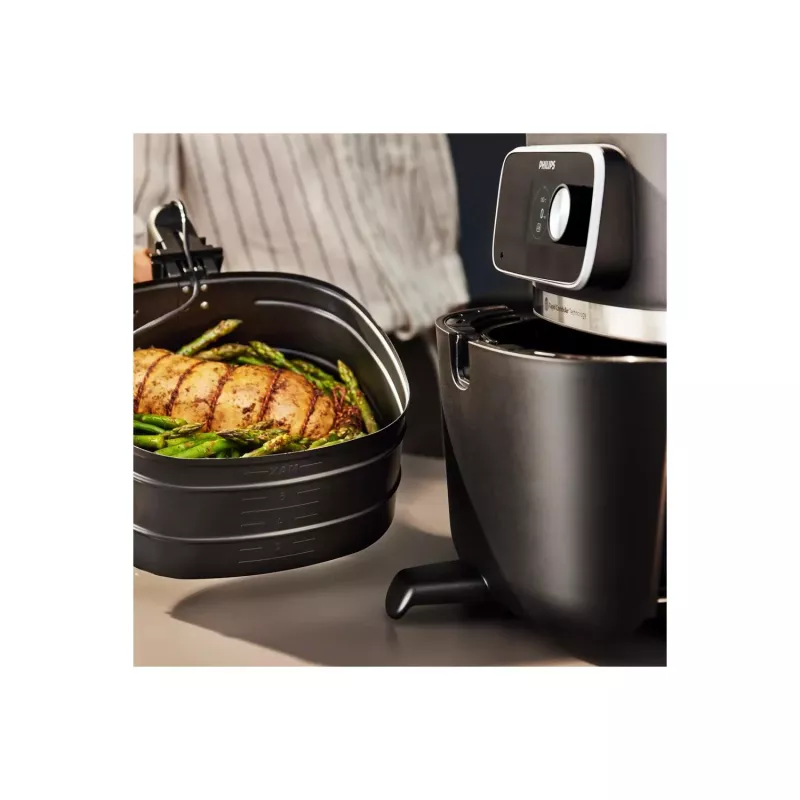Karšto oro gruzdintuvė Philips 7000 serija HD9880/90 8,3L 2200W Juodas nerūdijantis plienas