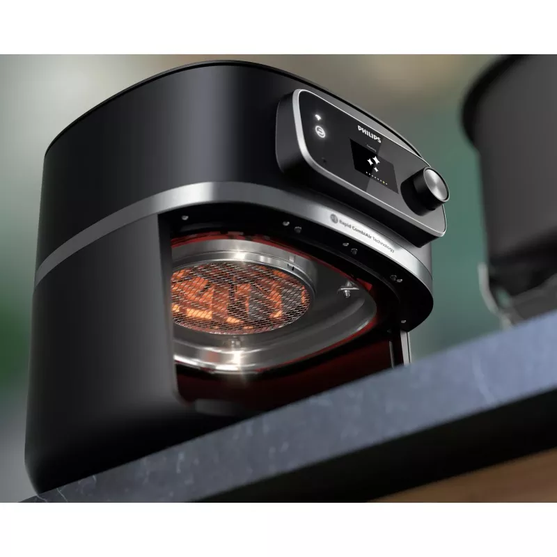 Karšto oro gruzdintuvė Philips 7000 serija HD9880/90 8,3L 2200W Juodas nerūdijantis plienas