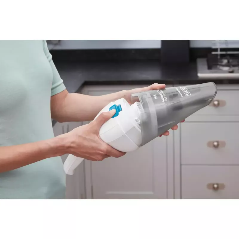 Nešiojamas dulkių siurblys Black & Decker NVC115JL-QW, be maišelio, 0,325 l, 3,6 V Li-Ion 1,5 Ah, 9 min veikimo laikas, 529 g