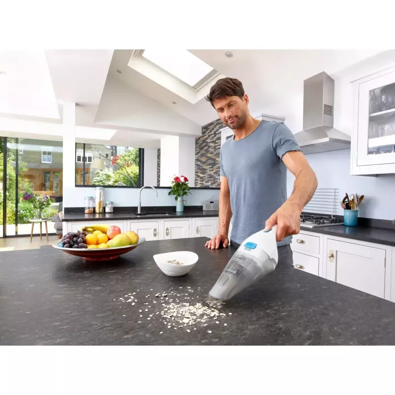 Nešiojamas dulkių siurblys Black & Decker NVC115JL-QW, be maišelio, 0,325 l, 3,6 V Li-Ion 1,5 Ah, 9 min veikimo laikas, 529 g