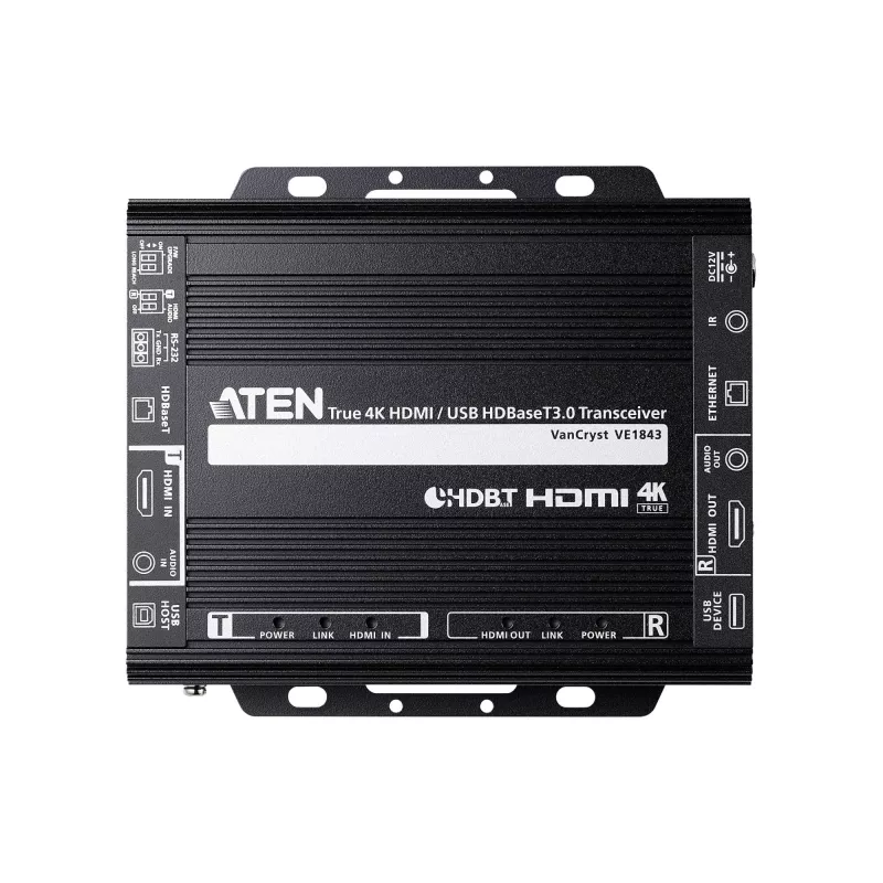 AV siųstuvas-imtuvas ATEN True 4K HDMI / USB HDBaseT 3.0 Transceiver 4096 x 2160
