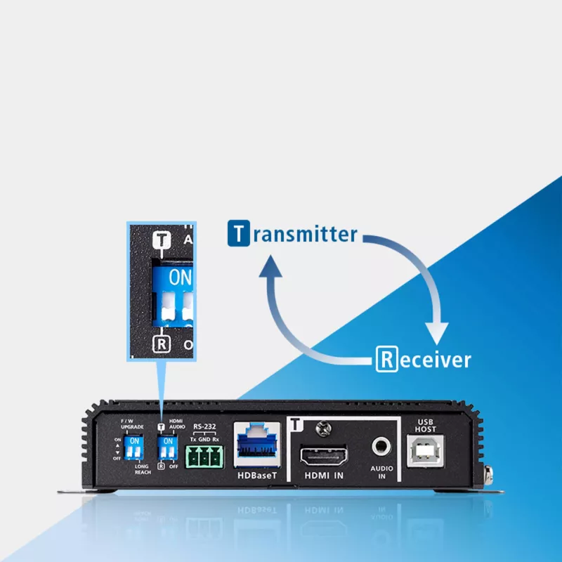 AV siųstuvas-imtuvas ATEN True 4K HDMI / USB HDBaseT 3.0 Transceiver 4096 x 2160