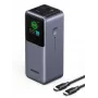 Ugreen 20000mAh 130W greitojo įkrovimo powerbankas, pilkai sidabrinis