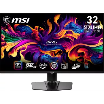 Monitorius MSI MPG 321URX QD-OLED 80 cm (31,5 colio) 3840 x 2160 pikselių 4K Ultra HD juodas