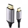 Ugreen 50570 vaizdo kabelio adapteris 1,5 m USB C HDMI A tipas (standartinis) Juodas