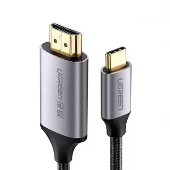 Ugreen 50570 vaizdo kabelio adapteris 1,5 m USB C HDMI A tipas (standartinis) Juodas