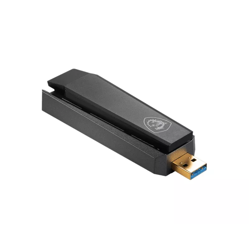 WiFi USB adapteris MSI AX1800 USB 2.0 Type-A belaidis 2.4GHz 5GHz