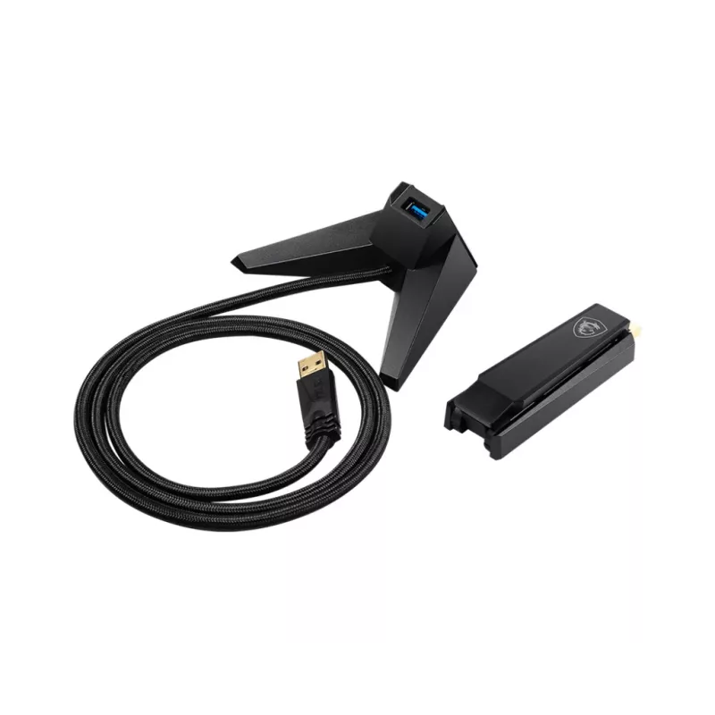 WiFi USB adapteris MSI AX1800 USB 2.0 Type-A belaidis 2.4GHz 5GHz