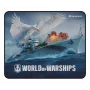 Pelės kilimėlis GENESIS NPG-1738 Carbon 500 World of Warships, 300×250 mm, audinys/guma, spalvotas, atsparus vandeniui
