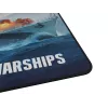Pelės kilimėlis GENESIS NPG-1738 Carbon 500 World of Warships, 300×250 mm, audinys/guma, spalvotas, atsparus vandeniui