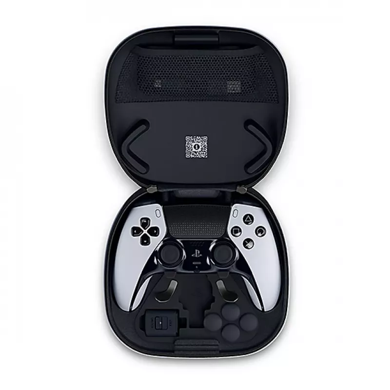 Valdiklis Sony DualSense Edge, PlayStation 5, laidinis ir belaidis (Bluetooth/USB), juodas/baltas