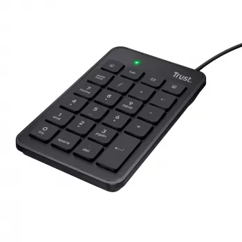 Trust 22221 skaitmeninis klaviatūros blokas nešiojamam/personaliniam kompiuteriui USB juodas