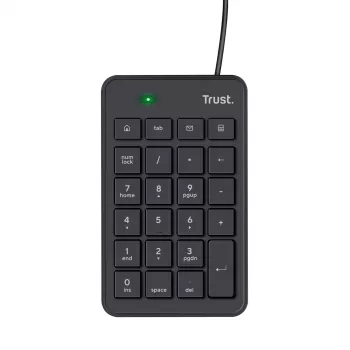 Trust 22221 skaitmeninis klaviatūros blokas nešiojamam/personaliniam kompiuteriui USB juodas