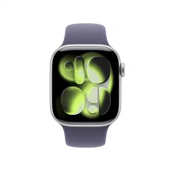 Išmanusis laikrodis Apple Watch Series 11 GPS + Cellular 42mm sidabrinis aliuminis su Purple Fog apyranke