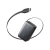 Powerbank Anker Nano 45W su integruotu ištraukiamu USB-C kabeliu A1638H11 10000 mAh Juoda