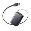 Powerbank Anker Nano 45W su integruotu ištraukiamu USB-C kabeliu A1638H11 10000 mAh Juoda