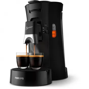 Kavos aparatas kapsulėms Philips Senseo CSA230/69 – 0,9 L vandens talpa, 2 puodeliai, 1450 W, juodas