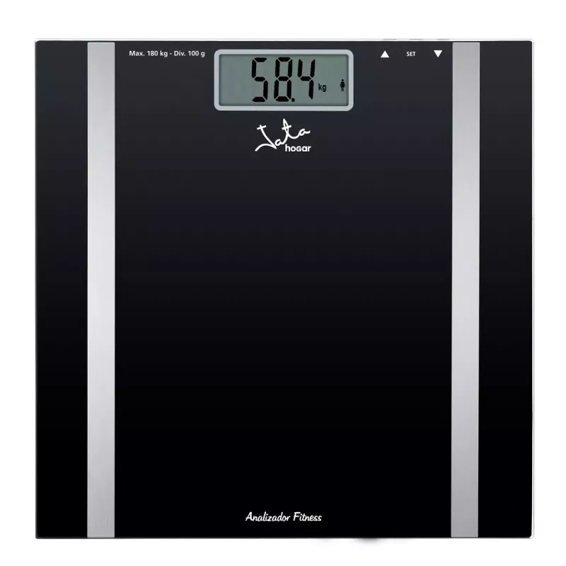 Elektrinės asmeninės svarstyklės JATA Mod. 531 Square Black