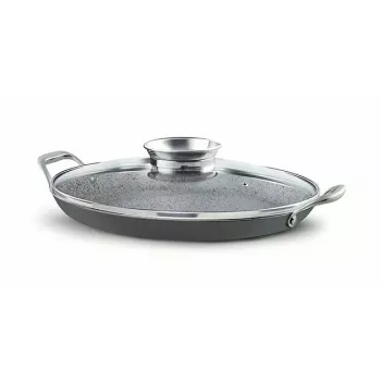 Keptuvė Pensofal Invictum Professional Ovali 36 cm su dviem rankenomis ir stikliniu dangčiu
