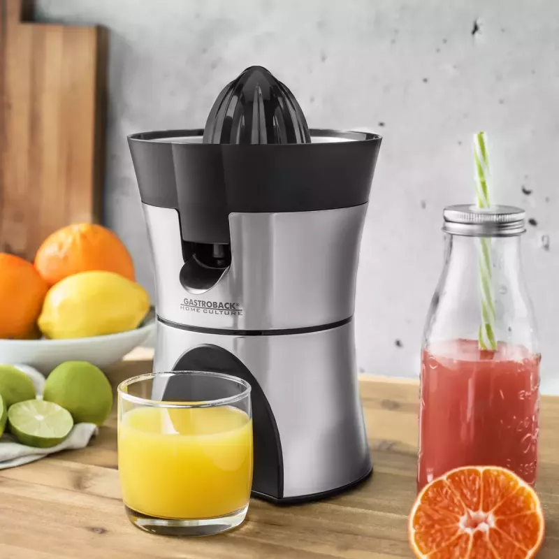 Elektrinė citrusų spauda Gastroback Home Culture 100 W juoda nerūdijantis plienas