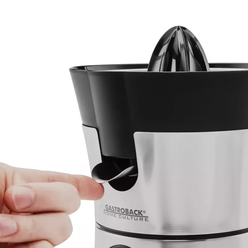 Elektrinė citrusų spauda Gastroback Home Culture 100 W juoda nerūdijantis plienas