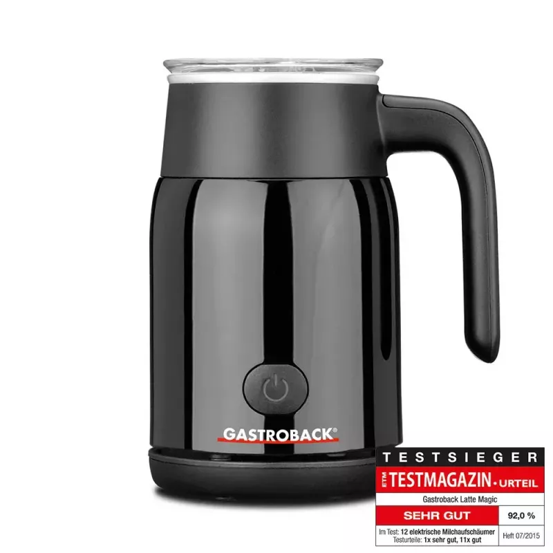 Automatinis pieno putų plakiklis Gastroback Latte Magic Black